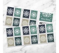 United States Postal Service Winter Whimsy First Class Postage Stamps (1 Booklet, 20 Stamps)