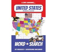 United States Presidents & History Word Search Puzzle Book: Word Searches for Easy to Ready Print about USA Presidents and History | 6x9 inches | 117 pages