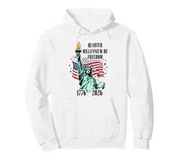 United States Quarter Millennium Freedom Eagle Statue Flag Pullover Hoodie
