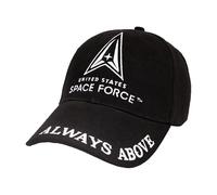 United States Space Force Black Cap | Stylish & Durable Comfortable Black Baseball Cap, Perfect for Everyday | Ideal for USSF Personnel, Officially Licensed, & Celebrates Space Innovation