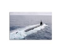 United States Submarine Poster USS Connecticut SSN 22 Seawolf-class Nuclear Powered Fast Attack Submarine Poster Decorative Painting Canvas Wall Posters And Art Picture Print Modern Family Bedroom Dec