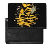 United States Tennis Player Slim Passport Holder Credit Card Cover Travel Essentials Wallet