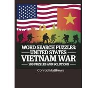 United States Vietnam Word Search Puzzles (US Memorial Day SAW)