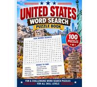 United States Word Search Book: 100 Fun & Challenging Puzzles Featuring American Cities, Culture, History, Wildlife, Food, Landmarks & More | For Adults, Teens & Seniors