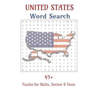 United States Word Search Puzzle Book: Word Search easy to Read Puzzles about the United States, Description Phrases, Cities and more. | 6x9 inches, ... Holidays stocking stuffers, and free time