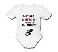 UNITED Suck It Football Personalised Unique Baby Vest Utd Baby Grow Babygrow Cute Ham Novelty Boys Girls Unisex Funny West