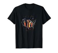 United We Stand: Diverse America Unity T-Shirt, Men, Black, 3XL