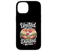 United We Toss Divided We Fall Cornhole Case for iPhone 14