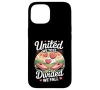 United We Toss Divided We Fall Cornhole Case for iPhone 15