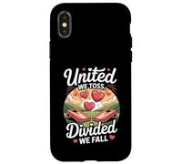United We Toss Divided We Fall Cornhole Case for iPhone X/XS