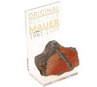 United1871 Original Berlin Wall Stone Artifact | Authentic Piece with Certificate | Handmade Berlin Wall Plaque