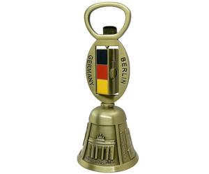United1871 Table Bell - Metal Hand Bell with Berlin Buildings as Berlin and Germany Souvenir with Integrated Bottle Opener Funny