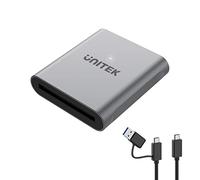 Unitek Bi-Directional USB C Switcher 1 in 2 Out/2 in 1 Out Switch (Sliver)