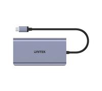 UNITEK HUB USB-C 8IN1 USB-C 3.1, PD 100W, D1019B