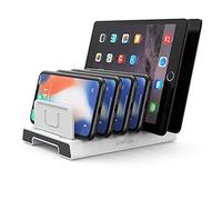 UNITEK Multi Device Stand, Adjustable Device Organizer Stand Holder Compatible for iPhone, iPad, Kindle, Fire Tablet, Samsung Galaxy, Google Nexus, Pixel, All Electronic Devices-No Charging Port