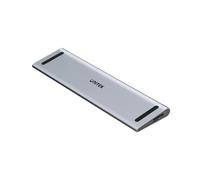 UNITEK uHUB15+ USB-C Triple 4K KVM Docking Station, Dual-Host Switch, 3× 4K Display Output (2× HDMI + DP), 100W Power Delivery, Gigabit Ethernet, USB-A/USB-C Ports, SD/TF, Audio