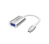 UNITEK USB-C to VGA adapter, USB C (Thunderbolt 3) to VGA Full HD @ 60 Hz, 15 cm, aluminium, for iPad Pro 2018/2020, MacBook, Dell XPS 13/15, Surface Book 2, Galaxy S20/S10/S9, Note 9/10.