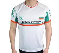 UNITIF Bulgaria Football Jersey BLG-473 Bulgarian Flag (UK, Alpha, S, Regular, Regular, White)