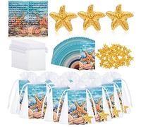 Unittype 100 Sets Starfish Story Keepsakes Starfish Pin Appreciation Cards Bags You Make a Difference Gifts for Volunteers Employees