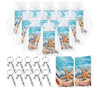 Unittype 180 Pcs Starfish Story Gift Bulk Employee Appreciation Keychain Starfish You Make a Difference Cards with Organza Bags Thank You Gifts for Vet Tech Coworker Teachers Supplies