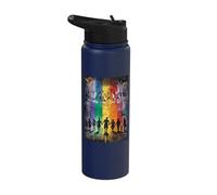 Unity and Diversity: A Chalk Art Celebration Stainless Steel Insulated Water Bottle
