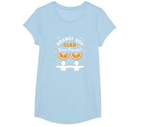 Unity Day Orange You Glad We're Friends? Funny Pun Gift T-Shirt, Girls, Baby Blue, Medium