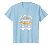 Unity Day Orange You Glad We're Friends? Funny Pun Gift T-Shirt, Kids, Baby Blue, 4 Years