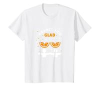 Unity Day Orange You Glad We're Friends? Funny Pun Gift T-Shirt, Kids, White, 12 Years