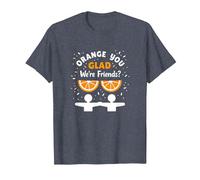 Unity Day Orange You Glad We're Friends? Funny Pun Gift T-Shirt, Men, Heather Blue, XL