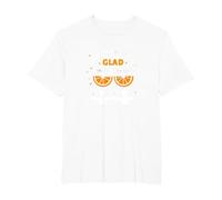 Unity Day Orange You Glad We're Friends? Funny Pun Gift T-Shirt, Men's Big and Tall, White, 2X Tall