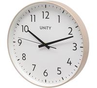 Unity Fradley 30cm Wall Clock - Brown