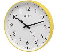 Unity Fradley 30cm Wall Clock - Yellow
