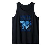 Unity in Blue Autism Awareness Design Tank Top