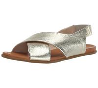 Unity in Diversity Women's Kira 186 Flat Sandal, Gold, 5-5.5