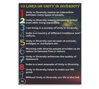 Unity in Harmony Poster Cultural Diversity SEL Elementary