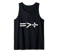 Unity is Greater Than Division Equal Rights Math Symbol Tank Top