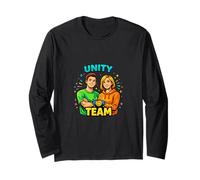 Unity Team Positive Support Community Design Long Sleeve T-Shirt