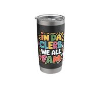 Unity Vibes in Da Clerb We All Fam Funny Popular Saying Stainless Steel Insulated Tumbler
