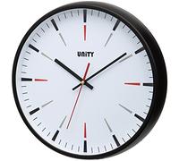 Unity Wall Clock, Gibson, Black, Silent Sweep, 32cm / 12.5-Inch
