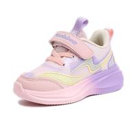 Unitysow Kids Trainers Boys Girls Walking Running Shoes Athletic Sneakers Sports Shoes Lightweight Comfortable Toddler,Purple,7 UK Child