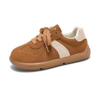 Unitysow Kids Trainers Boys Girls Walking Running Shoes Athletic Sneakers Sports Shoes Lightweight Comfortable Toddler,Brown,5 UK Child