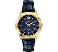 Univers GMT blue gold leather watch ONE SIZE