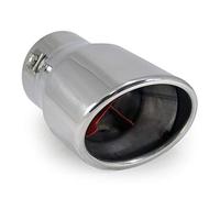 Universal 0310 Car Exhaust Tip Trim End Pipe Tail Sport Muffler Stainless Steel Chrome