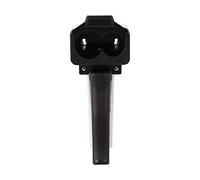 Universal 1:1/2:1 Cartridge Mixing Dispenser Gun, Black and White Caulking Gun Dispenser for 50ml Cartridge with Plastic Material and Reasonable Gear