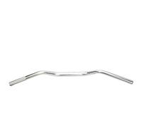 Universal （1 1/8" 28mm） Motorcycle Handlebars Set CNC Heighten Handle Bars Riser Mount Clamp Motorcycle Handlebar Risers(Silver Handlebar)