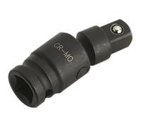 Universal 1/2" Square Drive Impact Joint - Drop Forged - Spring Ball Retainer Loops Multi One Size