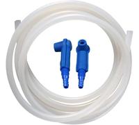 Universal 1.2M Brake Fluid Replacement Hose Vacuum Pump Connector Car Brake Bleeder Tube for Hydraulic System Maintenance and Air Bleeding Durable Construction Precise Engineering Fit Reliable Repl...