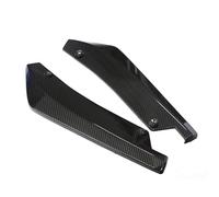 Universal 1 Pair Car Front Rear Bumper Strip Lip Spoiler Diffuser Splitter 44.5cm Winglets Side Skirt Extension Car Accessories(Fiber)