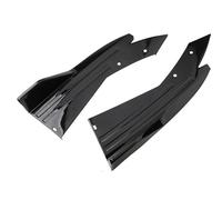 Universal 1 Pair Car Rear Bumper Spoiler Lip Wing Trim Anti Crash Diffuser Side Skirt Wrap Angle Car Spoiler Accessories(2pcs black)