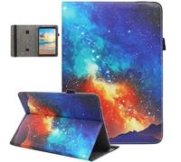 Universal 10 10.1 11 Inch Android Tablet Case, Nannxiebky Multi-Angle Viewing Stand PU Leather Case for 10 10.1 11 Inch and More 9.5" - 11.0" Tablet, Mysterious Space